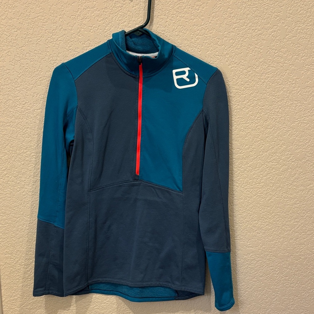Ortovox Merino & Fleece Blend  Light Zip Neck Sweater - Women's M